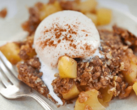 “Grilled” Apple Crisp "Grilled" Apple Crisp